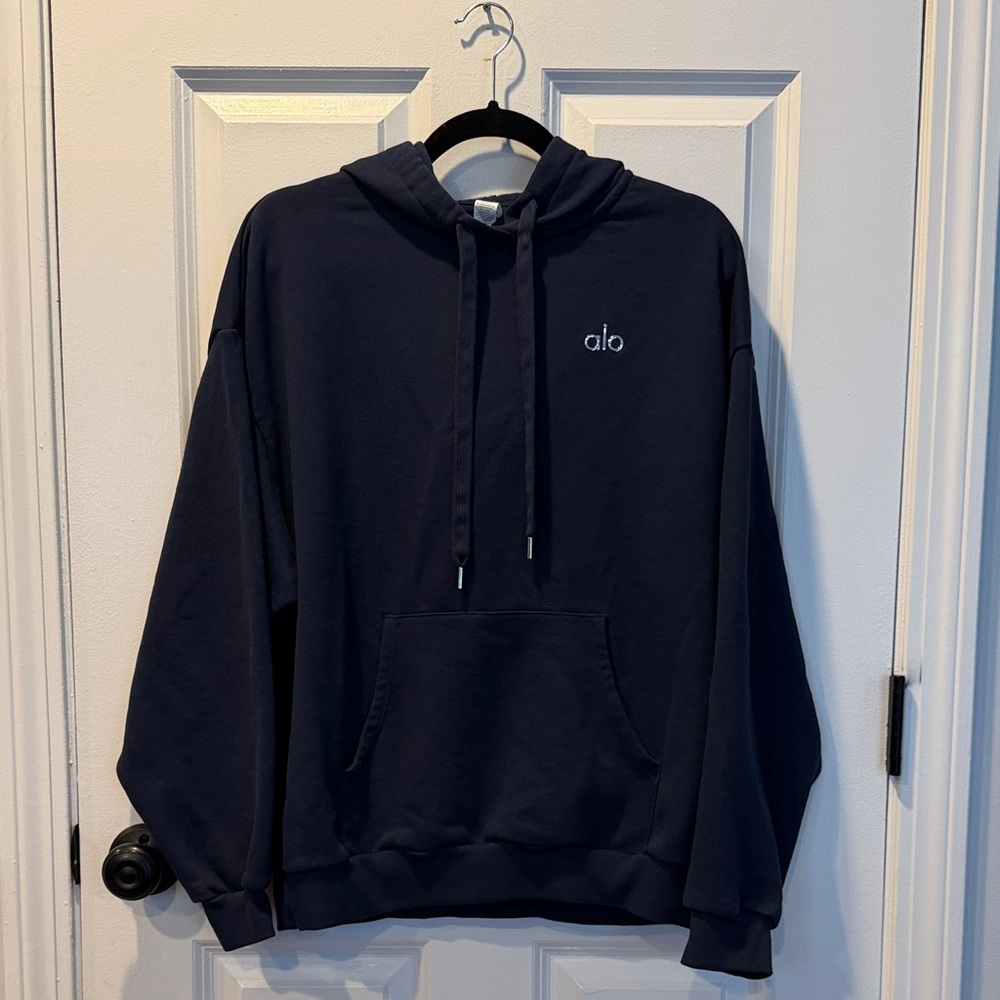 ALO Yoga Women's Navy Hoodie